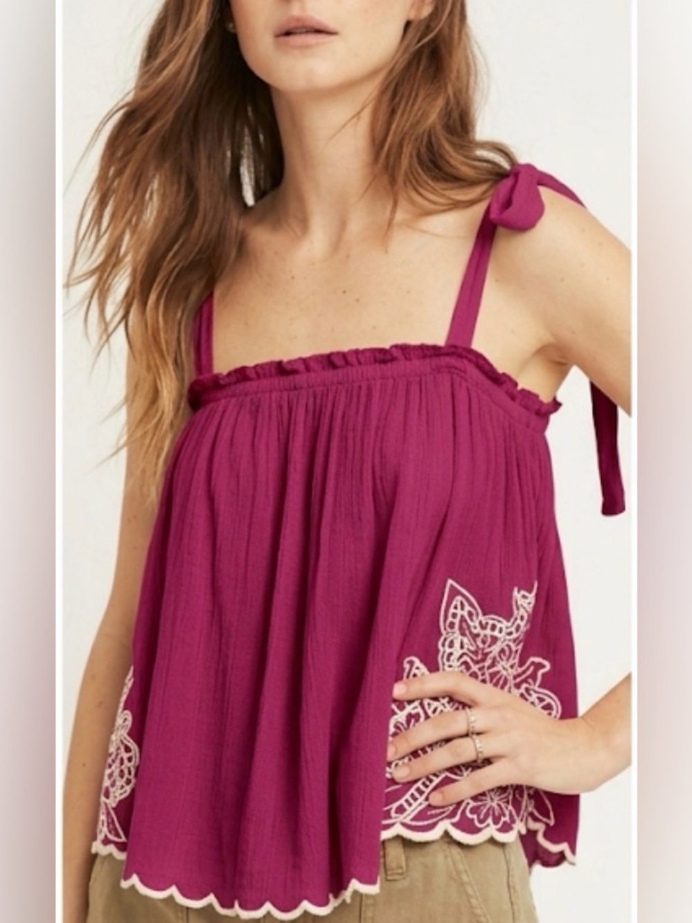 NWT Free People Intimately All Ways Top, Size L